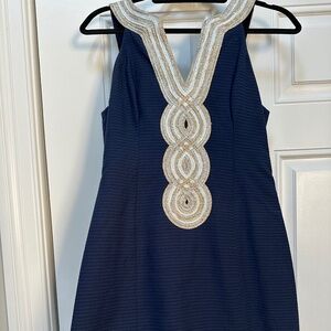 Lily Pulitzer Valli Sheath Dress in Navy